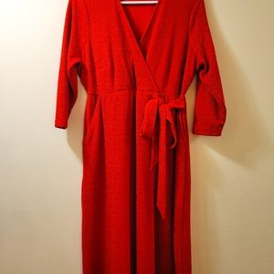 Red Dress/Casual/Torrid/WrapStyle